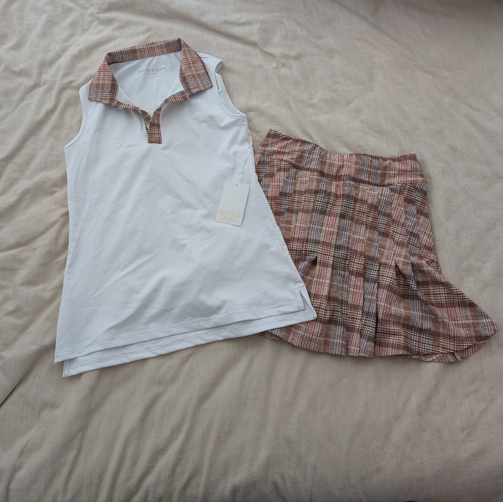 Smith & Quinn Plaid Tennis Set